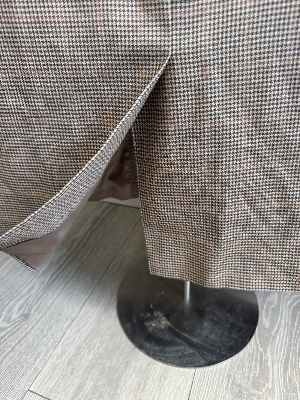 Vintage green label Lauren Ralph Lauren Tan Glen Plaid Sport Coat - Picture 6 of 14
